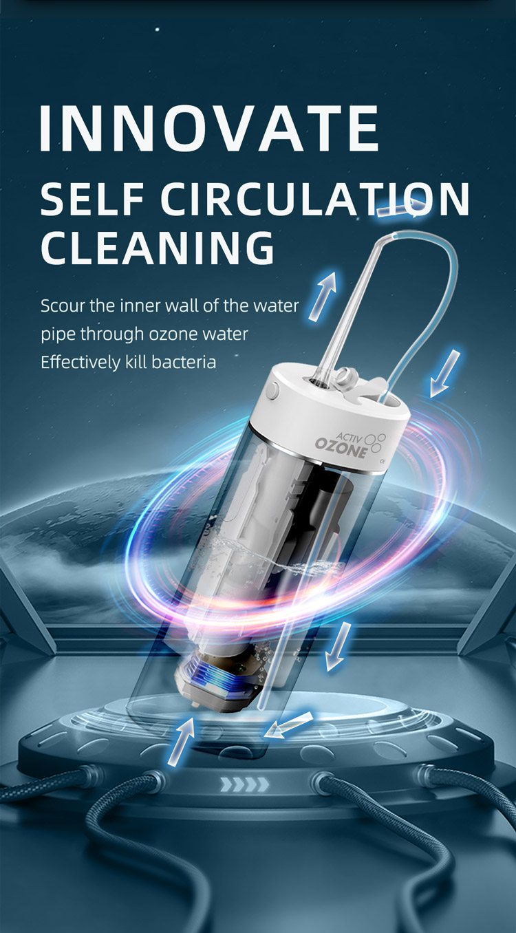 OZONE WATER FLOSSER 200ml (Branco) - Image 3