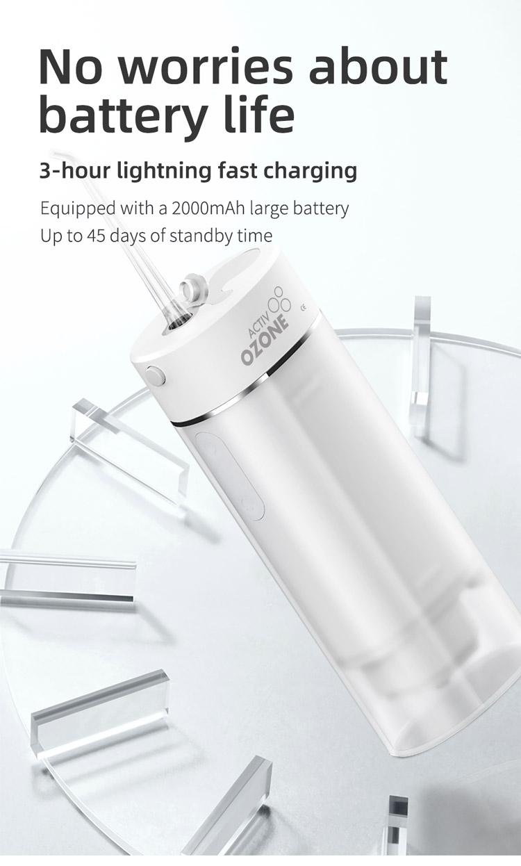 OZONE WATER FLOSSER 200ml (Branco) - Image 6