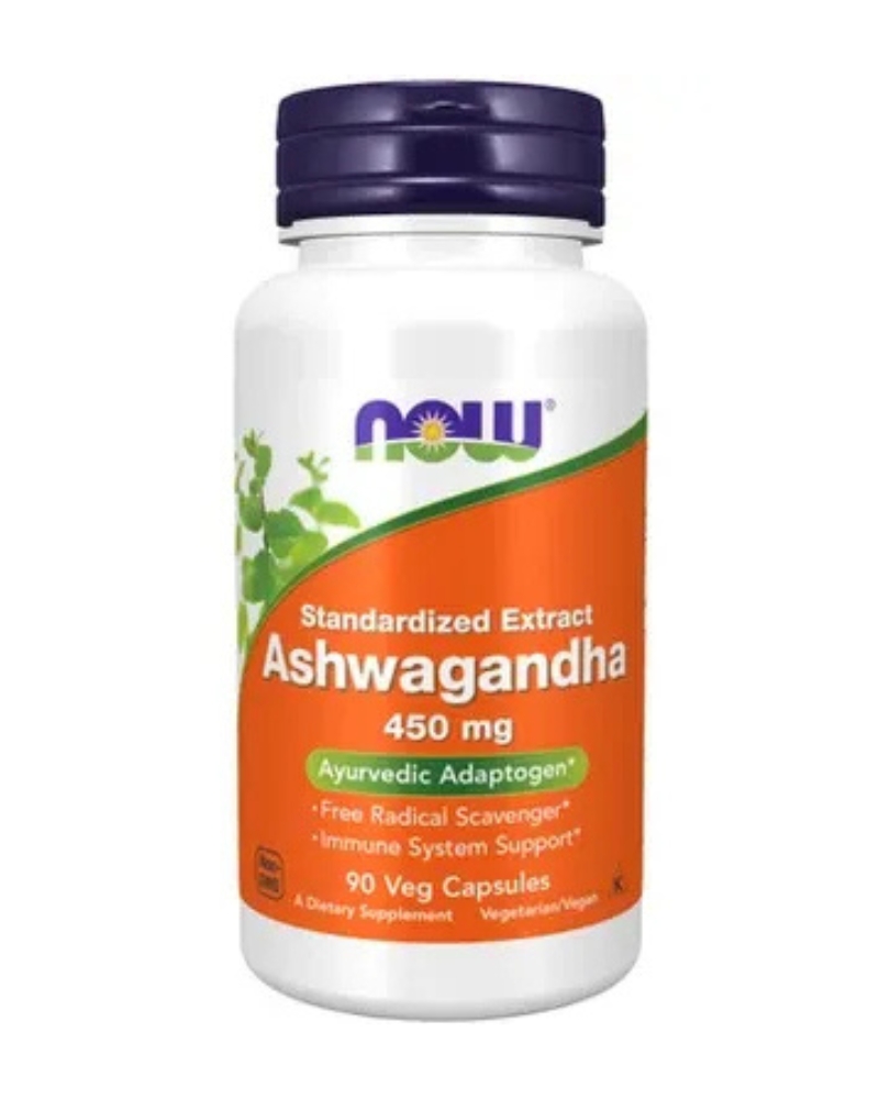 NOW FOODS_ASHWAGANDHA 450MG 90 CÁPSULAS