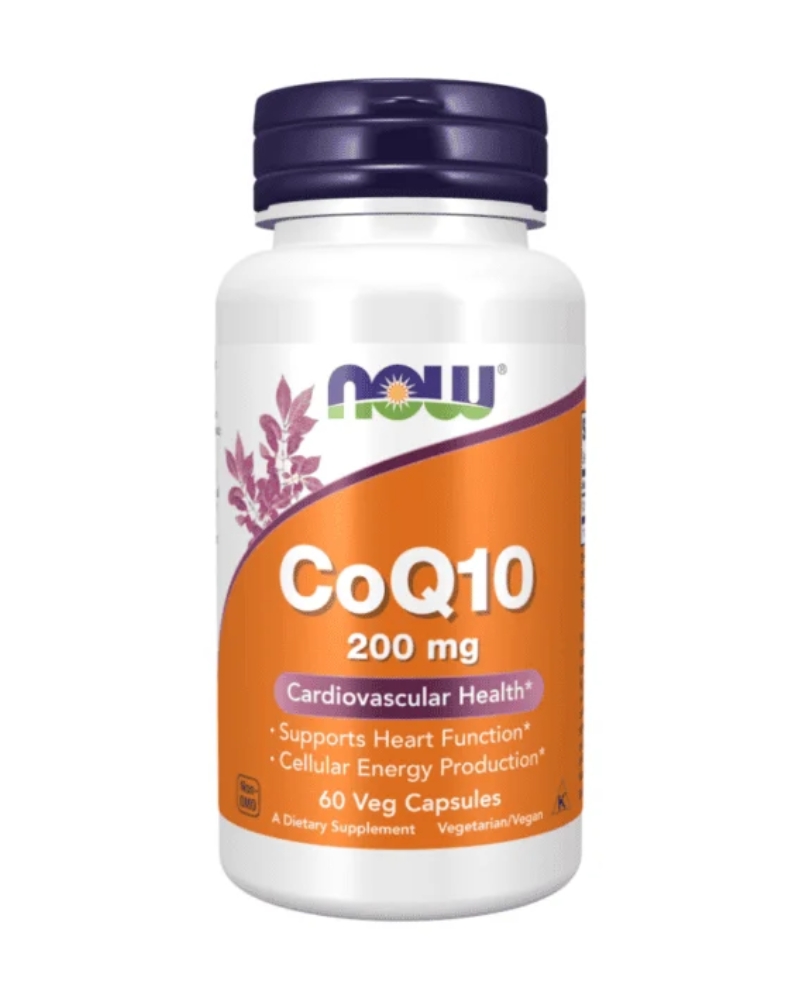 NOW FOODS_COQ10 200MG 60 CÁPSULAS