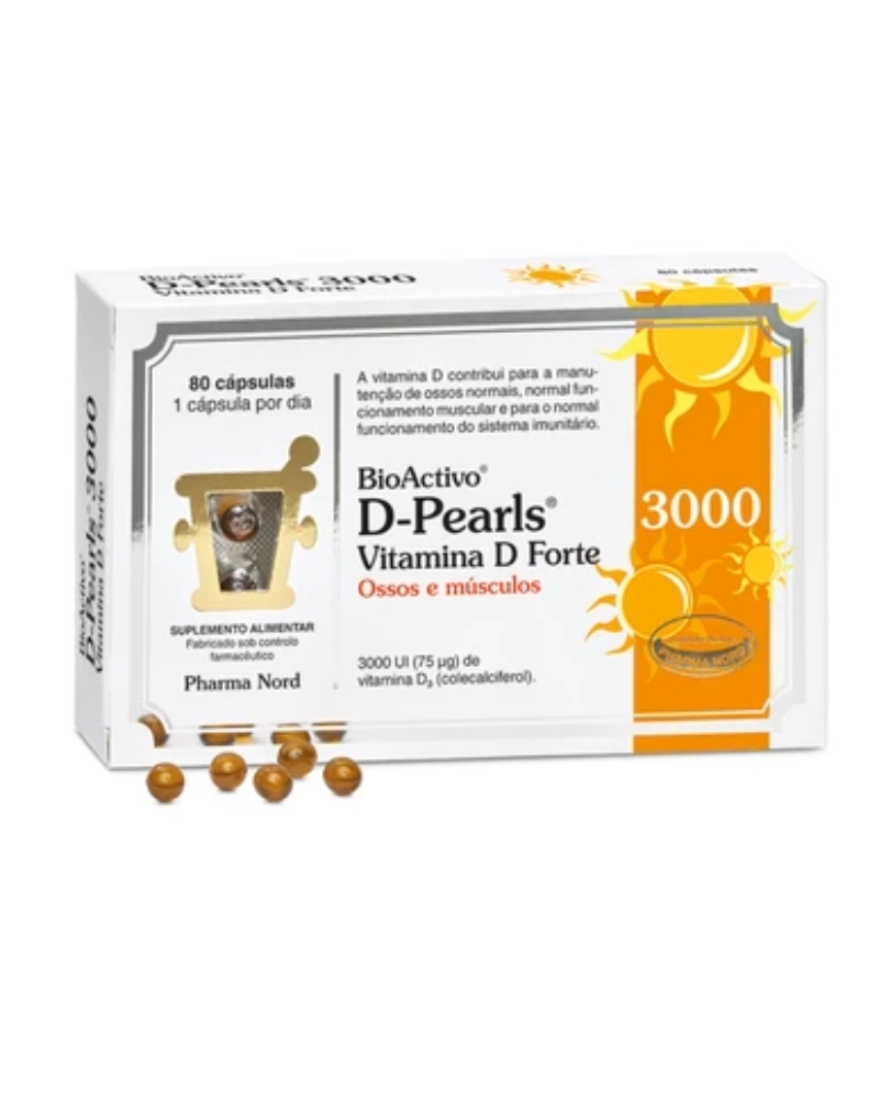 BIOACTIVO D-PERLS 3000UI (VITAMINA D FORTE)