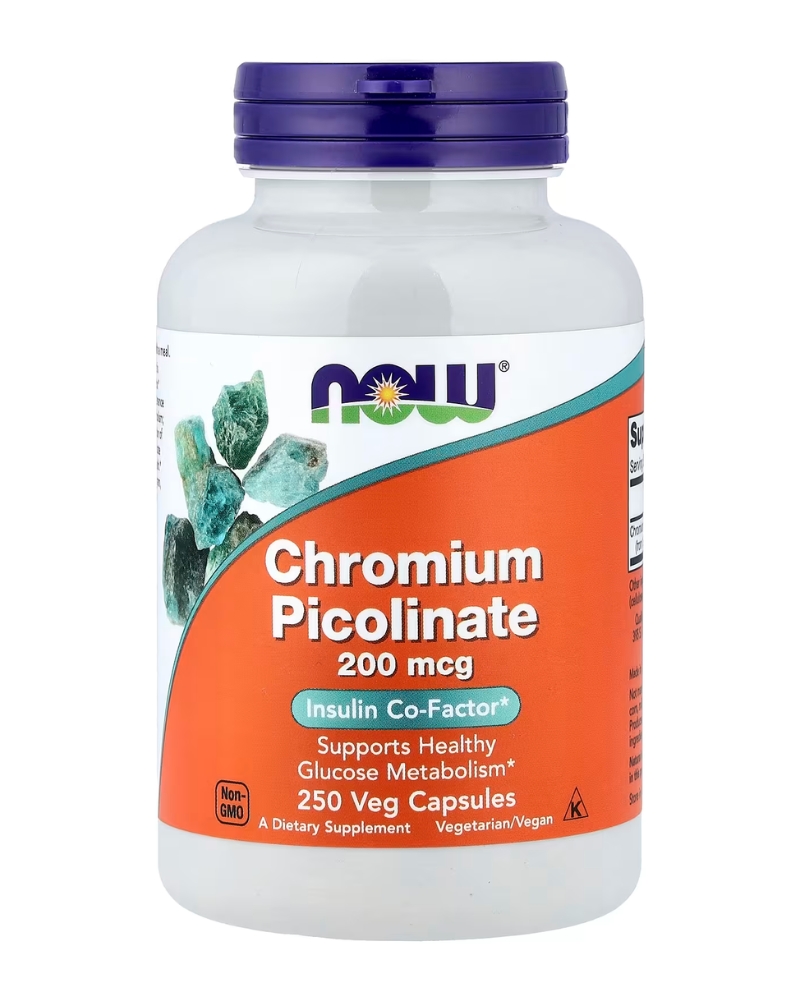 CHROMIUM PICOLINATE 200MCG 250 CÁPSULAS
