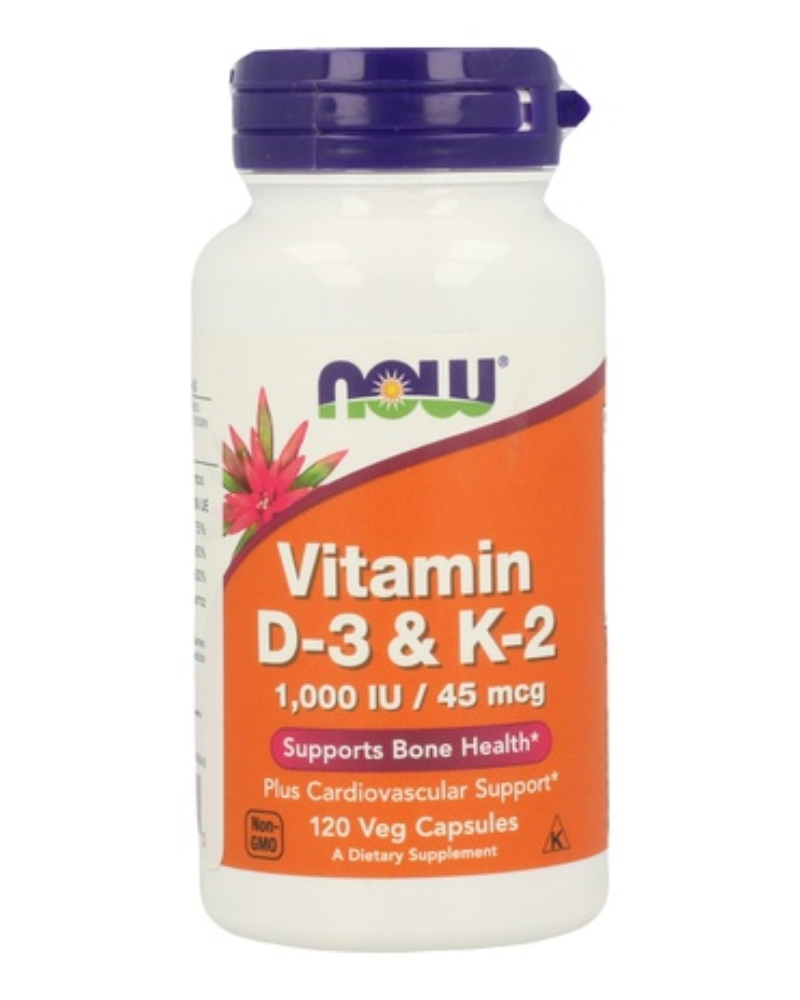 VITAMIN D-3 & K-2 120 CÁPSULAS